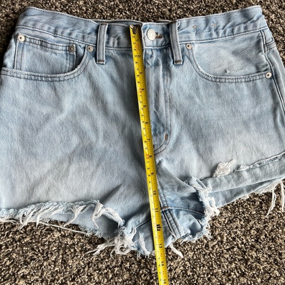 Y2K Blue Madewell Relaxed Fit Denim Shorts, women’s size 28 - Picture 7 of 7